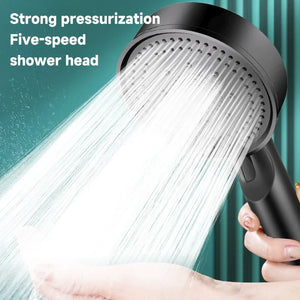 5 Modes Pressure Boost Shower Head Multifunction Adjustable Large