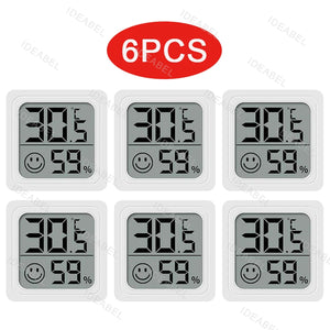 4pcs Digital Thermometer Hygrometer Indoor Mini Temperature LCD