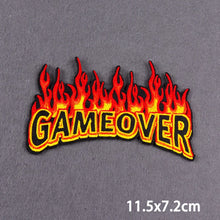 Warning Letters Embroidery Patches For Jeans Good Vibes Iron On patch Thermoadhesive Patches For Clothes Applique Stickes Logo