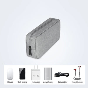 1PC Digital Accessories Storage Bag New Removable Zipper Bag Usb Flash
