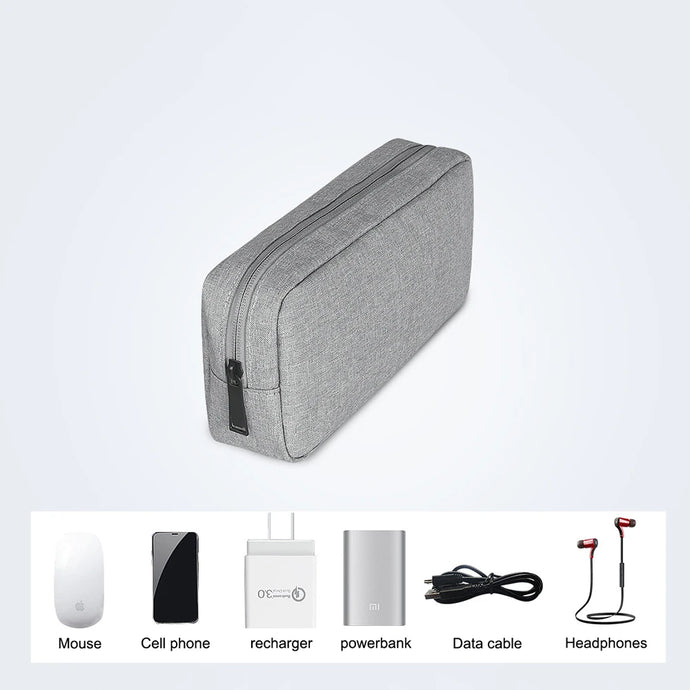 1PC Digital Accessories Storage Bag New Removable Zipper Bag Usb Flash