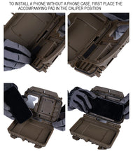 2th Gen Tactical Phone Case Universal Phone MOLLE Holder Pouch for Map Navigation Airsoft Hunting Vest Plate Carrier Accessory