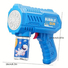 10 Holes Kids Bubble Gun Toys Rocket Soap Bubbles Machine Gun Shape