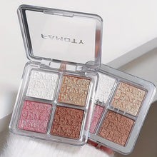 4 Color Face Highlighter Palette Illuminator Palette Natural Glow