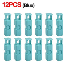 12 PCS Squeeze Bread Bag Clips Reusable Fresh Food Seal Plastic Clip