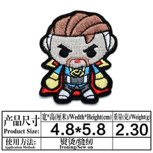 Marvel Spiderman Avengers Superhero  Embroidery Patch Clothing Thermoadhesive Patches on Clothes DIY Garment Jacket Accessories