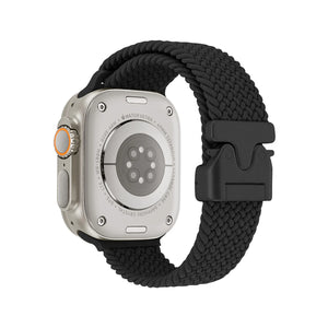 Braided Solo Loop Strap For Apple Watch band 44mm 45mm 46mm 40mm 41mm