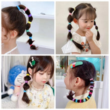 20/50pcs Kids Elastic Hair Bands Girls Sweets Scrunchie Rubber Band