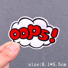 Animal Embroidered Patches For Clothing Hip Hop Patch Iron On Patches On Clothes Punk Embroidery Patch Hook Loop Stickers Badges