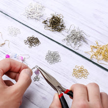 300Pcs Earrings Set Hypoallergenic Earring Hooks Jump Rings Clear