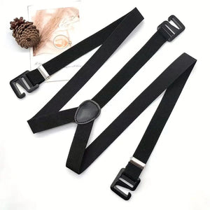 2.5cm Width Men's Suspenders New Creative 3 Hooks Suspenders Man Pants