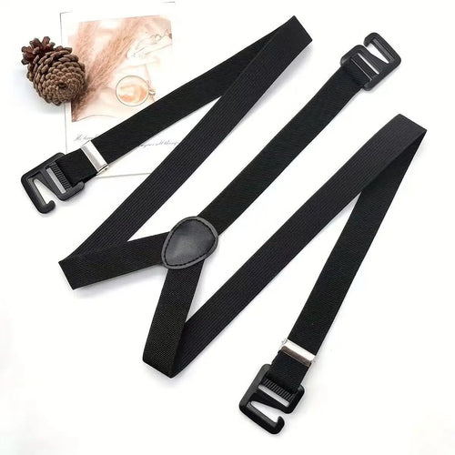 2.5cm Width Men's Suspenders New Creative 3 Hooks Suspenders Man Pants