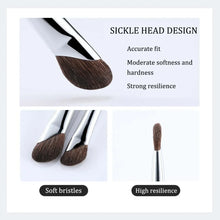 3D Contour Nose Shadow Brush - Angled Eyeliner Wand, Portable