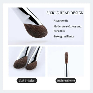 3D Contour Nose Shadow Brush - Angled Eyeliner Wand, Portable