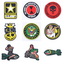 1PCS US Army Logo Shoe Charms PVC Shoe Decorations for Clogs Sandals Wristband Buckles Accessories Unisex Gifts
