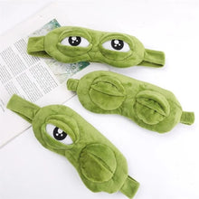 3D Sad Frog Sleep Mask Natural Sleeping Eyeshade Cover Shade Eye Patch
