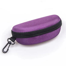 1pc Portable Sunglasses Case Protector Oxford Cloth Hard EVA Zippered