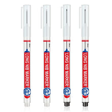 4Pcs/Set 20mm Deep Hole Long Nib Head Markers For Metal Perforating