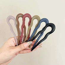 7Pcs/Set Matte U-Shaped Hair Sticks Fork Fashion Acetate Acrylic