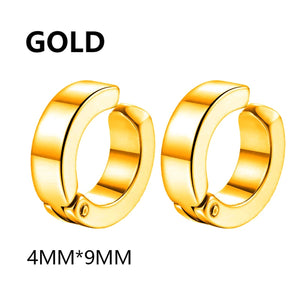 1 pair Fashion Ear Clip Non Piercing Earrings Fake Earrings for Men