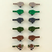 1/6pcs 3D Shoe Charms Tank Guns Shoe Clips Decorations  Buckle Pins for Sneakers Gatling Slippers Accessories for Boys