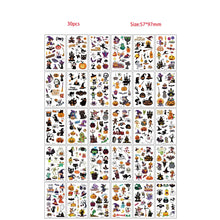 30pcs Temporary Tattoos for Children Unicorn Mermaid Car Fruit Cartoon