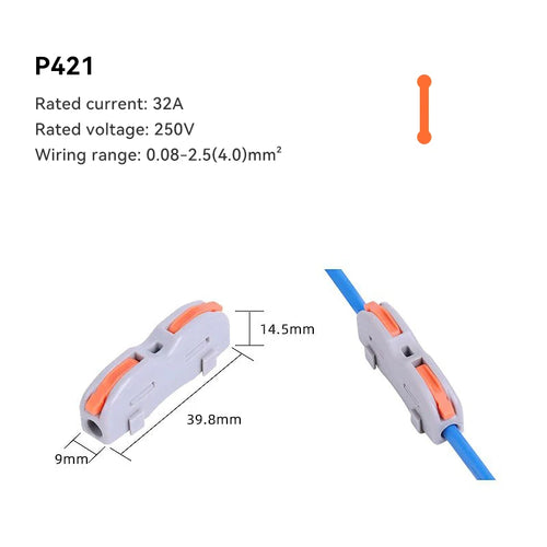 1/5/10 PCS 1 in Multiple Out Fast Electrical Connectors Universal