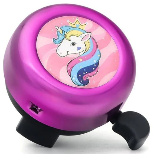 1PC Kids Cartoon Unicorn Bike Bell Loud Warning Alarm Clear Sound Kid