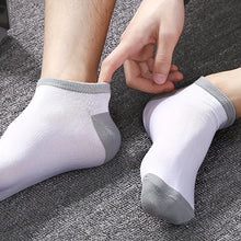 10/20/30pairs Men's Color Block Boat Socks, Fashion Breathable Comfy