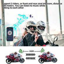 1/2Pcs Y10 Motorcycle Intercom Bluetooth Headset 300M Helmet Moto