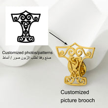 Personalized Company logo Painting Image Custom Brooch Lapel Pins Stainless Steel Collar Pin Gift Badges Jewelry for Clothes