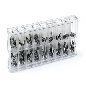 270pcs/set Strainless Steel Spring Bars Dia 1.5mm length8mm - 25mm/