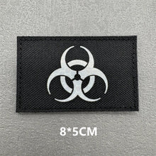 3D Tactical Patches IR Reflective Badge on Backpack Vest Clothing DIY Morale Tactical Badges Hook&Loop Laser Cut Supplies