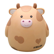 1PC Cute Cow Piggy Bank Money Plastic Coin For Attracting Money Jar