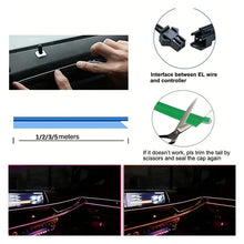 3M-5M Atmosphere Lamp EL Cold Light Line With DIY Decorative Dash