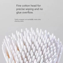 100/300/500 Nails Wooden Tip Cotton Stick Buds Disposable Ultra-Detail