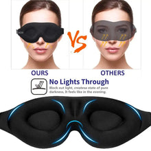 Eye Mask for Sleeping 3D Contoured Cup Blindfold Concave Molded Night