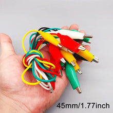10pcs 50cm Clip Number 28/35/45mm Alligator Clips with Wires, Jumper