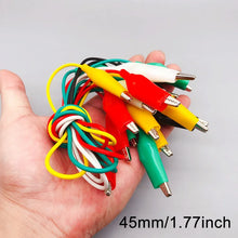 10pcs 50cm Clip Number 28/35/45mm Alligator Clips with Wires, Jumper