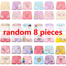 1/4/8/12 Pcs Children Girls Panties Sets Cotton Pretty Cute Cartoon