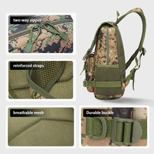 Camouflage Backpack Outdoor Hiking Camping Travel Rucksack with Multiple Pockets