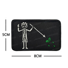 Pirate Flags Jolly Roger Black Beard Edward Teach Tactical Patch Hook & Loop Blackbeard Skull Heart Embroidered Badge Emblem