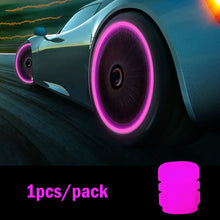 1-20PCS Luminous Car Tire Valve Cap Fluorescent Night Glowing Decor