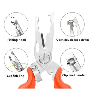 Fishing Pliers Fish Line Cutter Scissors Mini Fish Hook Remover