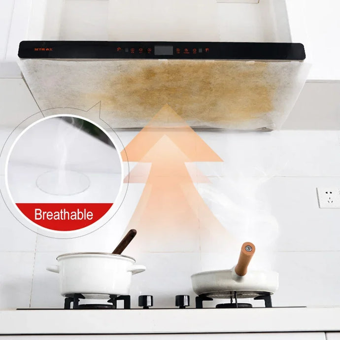 5/10M Disposable Hood Oil Filter Paper Non-woven Cooker Hood Extractor