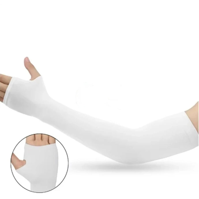 2025 Spring and Summer New Finger Sleeves Cool Wear High Elasticity