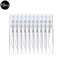 5/10Pcs 3ml 5ml 10ml Clear Mini Perfume Glass Bottle Empty Cosmetics