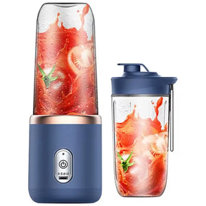 A set of dual cup juicers, multifunctional, suitable for fruits and