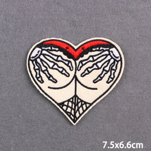 Warning Letters Embroidery Patches For Jeans Good Vibes Iron On patch Thermoadhesive Patches For Clothes Applique Stickes Logo