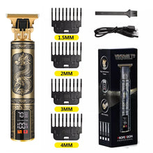 T9 LCD Electric Hairdresser Oil Shaving Head Electric Pusher Carving